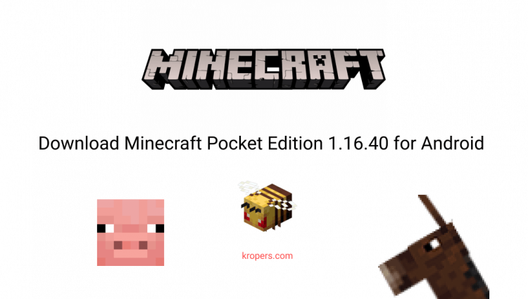Minecraft pocket edition 1.16.40 download