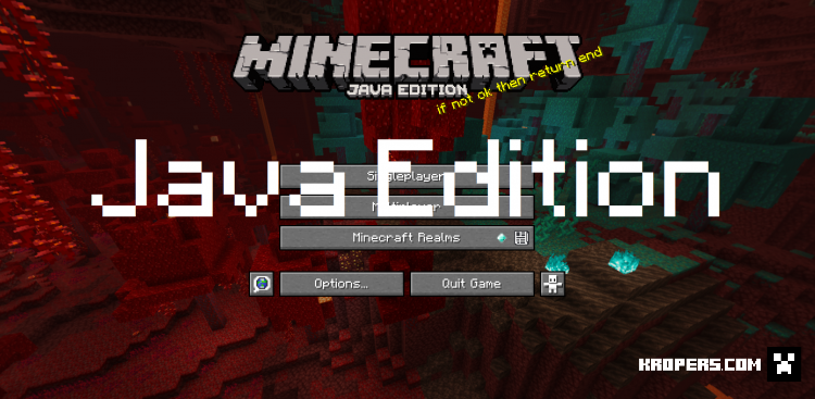 Minecraft Java Edition 1.16.1