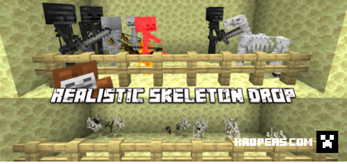 Realistic Skeleton Drop Add-on