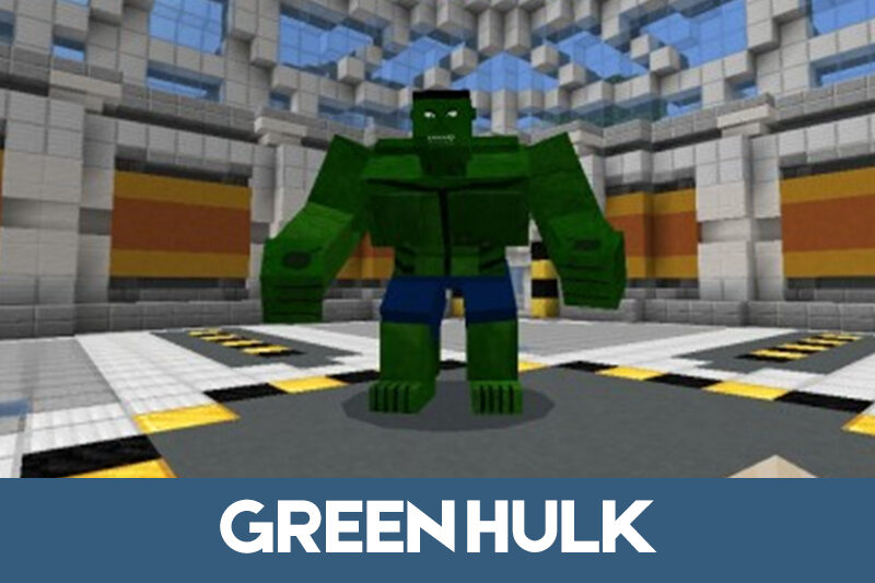 Kropers.com - Hulk Mod for Minecraft PE - picture #1