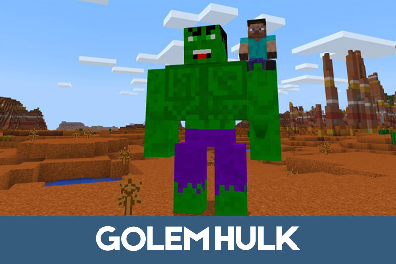 Kropers.com - Hulk Mod for Minecraft PE - picture #4