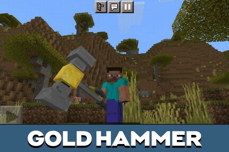 Kropers.com - Hammer Mod for Minecraft PE - картинка #4