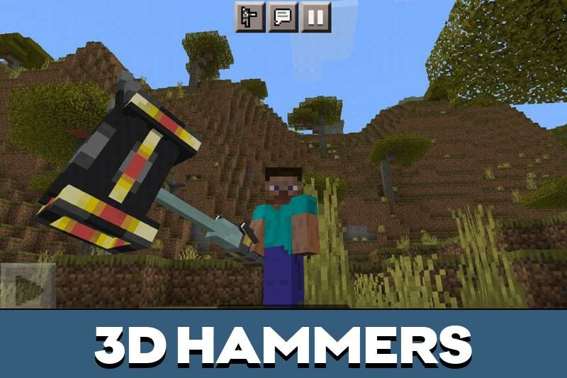 Kropers.com - Hammer Mod for Minecraft PE - картинка #5