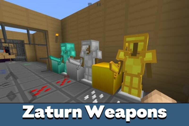 Kropers.com - Aggressive Weapons Texture Pack for Minecraft PE - picture #3
