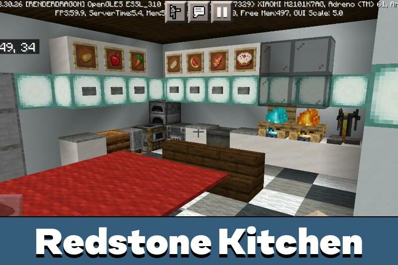 Kropers.com - Redstone House Map for Minecraft PE - picture #4