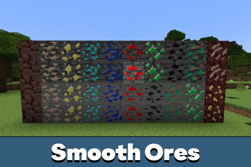 Smooth Texture Pack for Minecraft PE.
