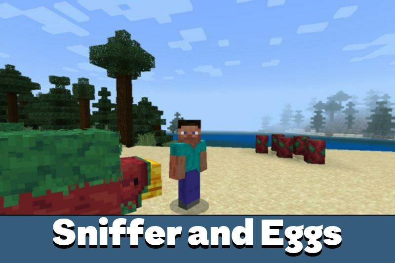 Sniffer Mod for Minecraft PE Addons for Minecraft PE