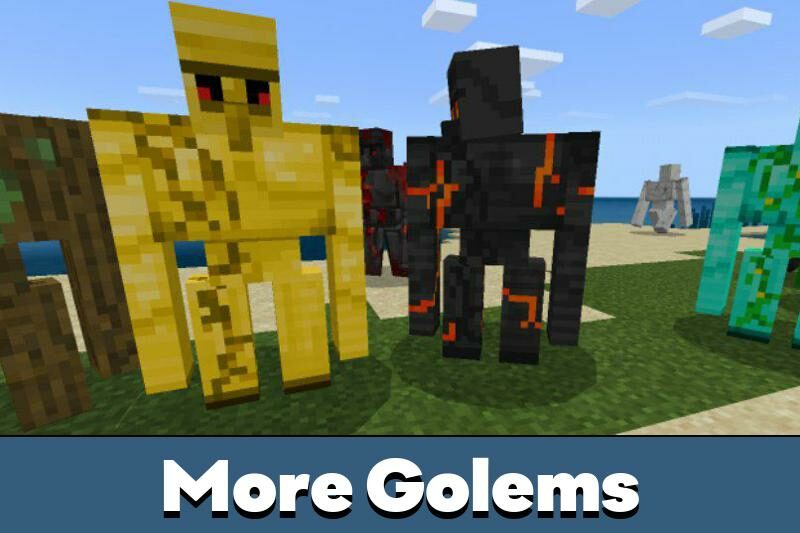 Golem Mod for Minecraft PE | Addons for Minecraft PE | Kropers.com