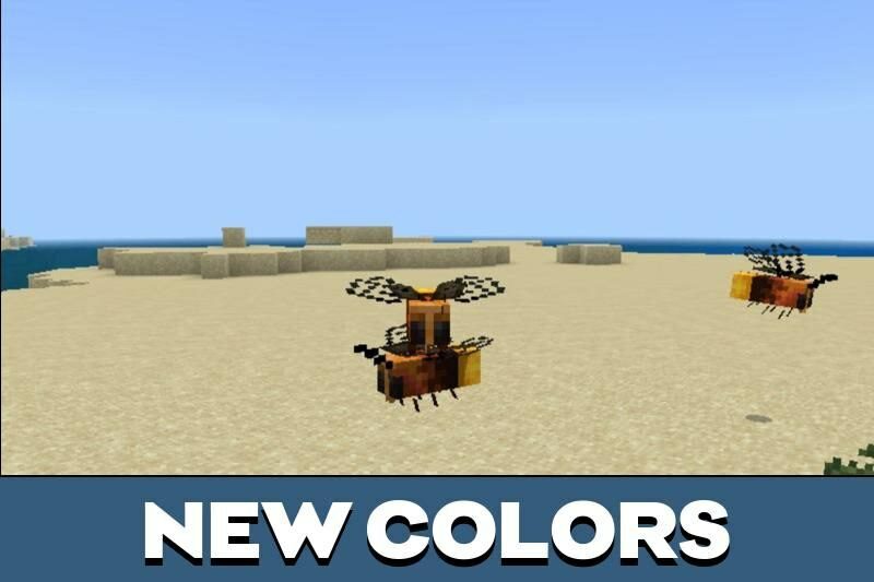 Bee Texture Pack for Minecraft PE | Textures for Minecraft PE | Kropers.com