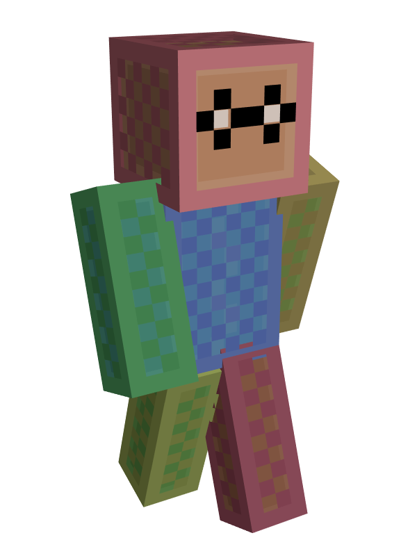 Скин Майнкрафт Разноцвет