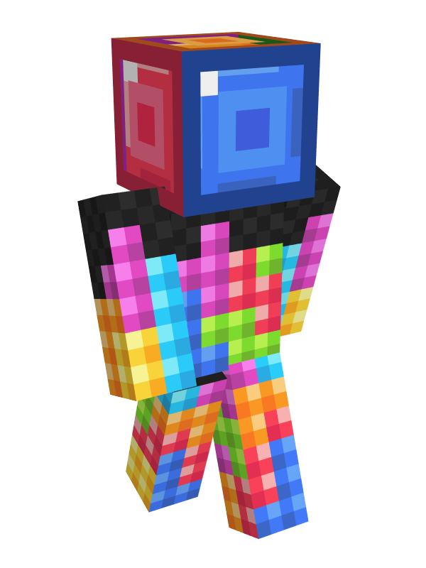 Скин Майнкрафт Голубой модаль