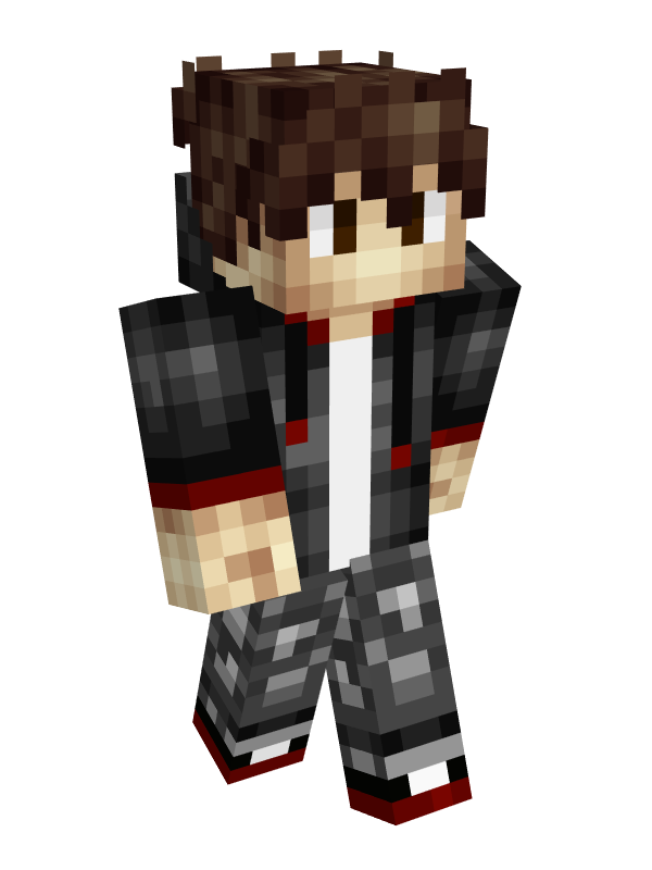 Скин Майнкрафт Пацан в черном пиджаке