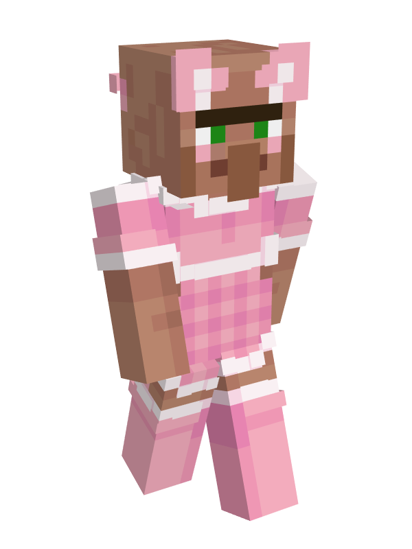 Скин Майнкрафт Горничная служанка девочка милашка