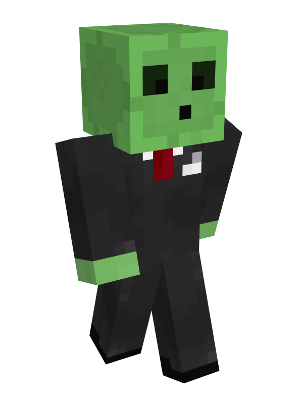 Скин Майнкрафт Зелёный голова зомбак