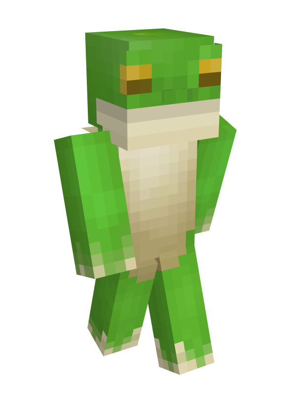 Скин Майнкрафт Зелёная лягуша