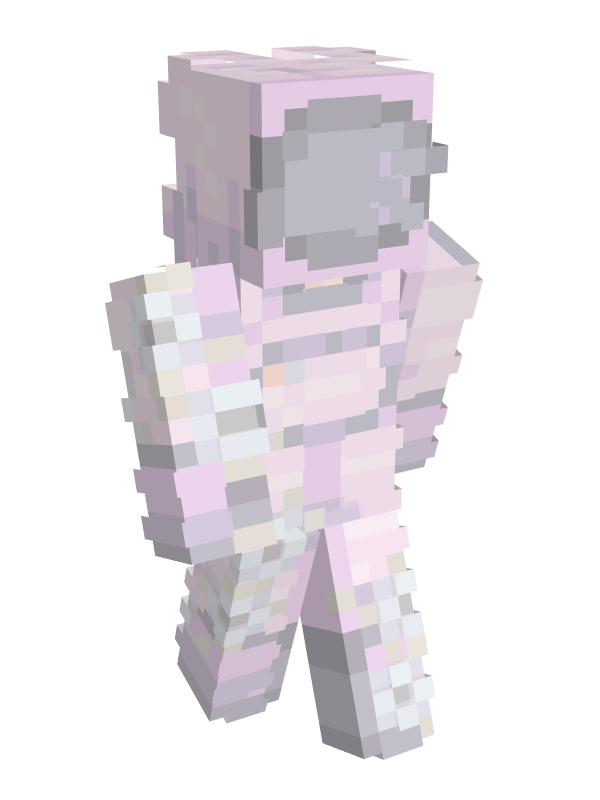 Скин Майнкрафт Розовый скафандр