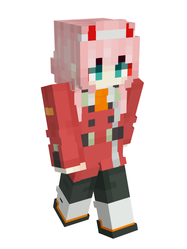 Скин Майнкрафт Девочка в красном платье