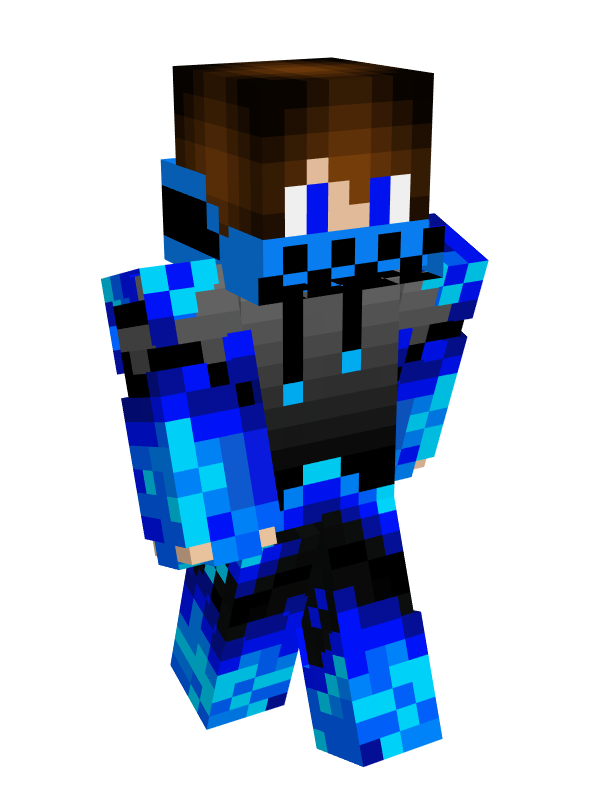 Скин Майнкрафт Короновирус синий