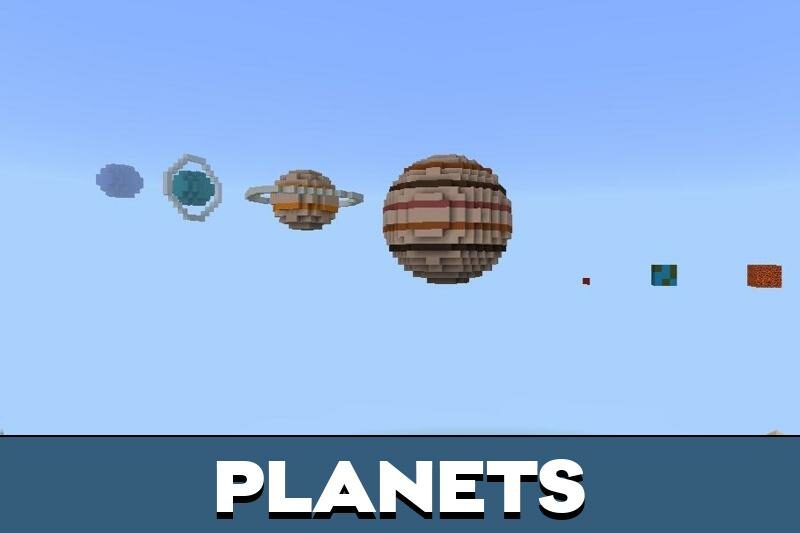Kropers.com - Solar System Map for Minecraft PE - picture #2