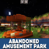 Карта заброшенного парка развлечений для Minecraft PE.