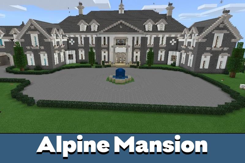 Alpine Mansion Map for Minecraft PE