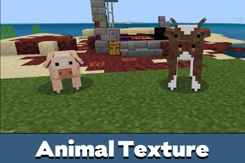 Animal Texture Pack for Minecraft PE