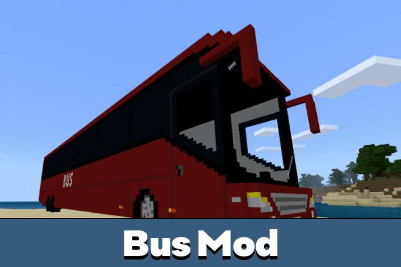 Мод автобуса для Minecraft PE.