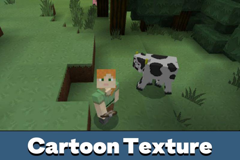 Cartoon Texture Pack for Minecraft PE