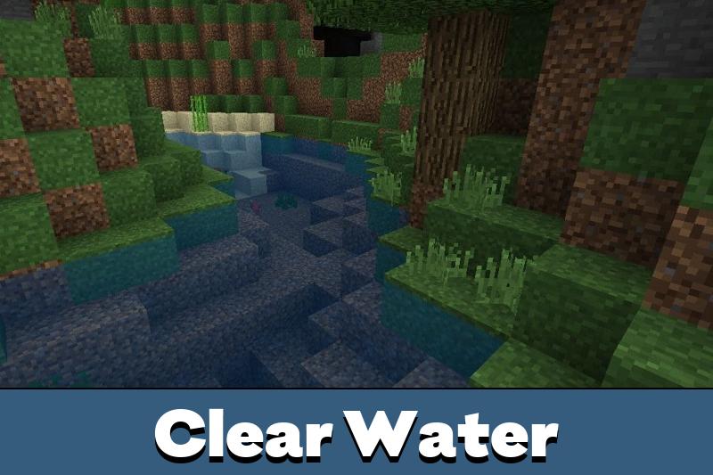 Clear Water Texture Pack for Minecraft PE