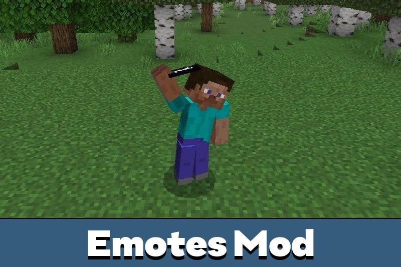 
         Emotes Mod para Minecraft PE.
