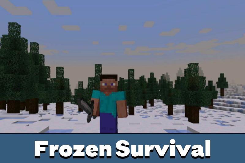 Frozen Survival Map for Minecraft PE