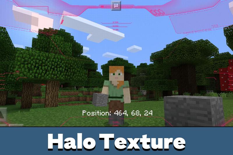 Текстурный пакет Halo для Minecraft PE.