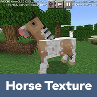 Текстурный пакет лошадей для Minecraft PE.