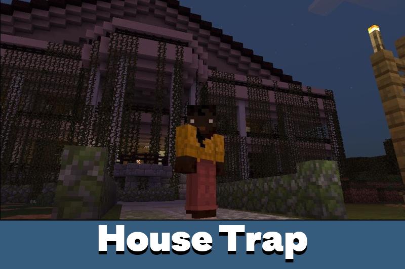 House Trap Map for Minecraft PE