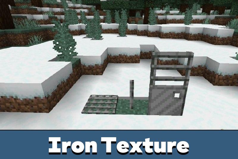 Текстур-пакет Железо для Minecraft PE.