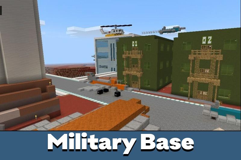 Military Base Map for Minecraft PE
