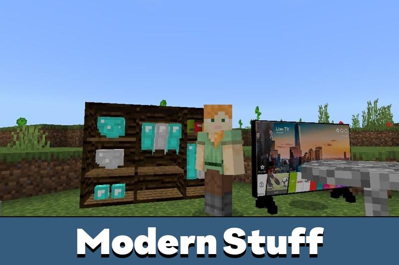
Módulo de muebles modernos para Minecraft PE.