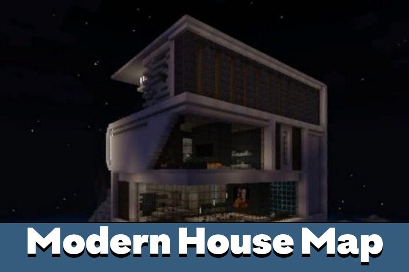 Modern House Map for Minecraft PE