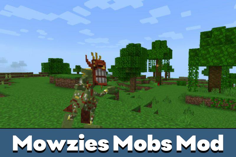 Мод Мовзис Мобс для Minecraft PE.