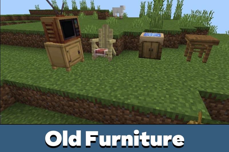 Старая модель мебели для Minecraft PE.