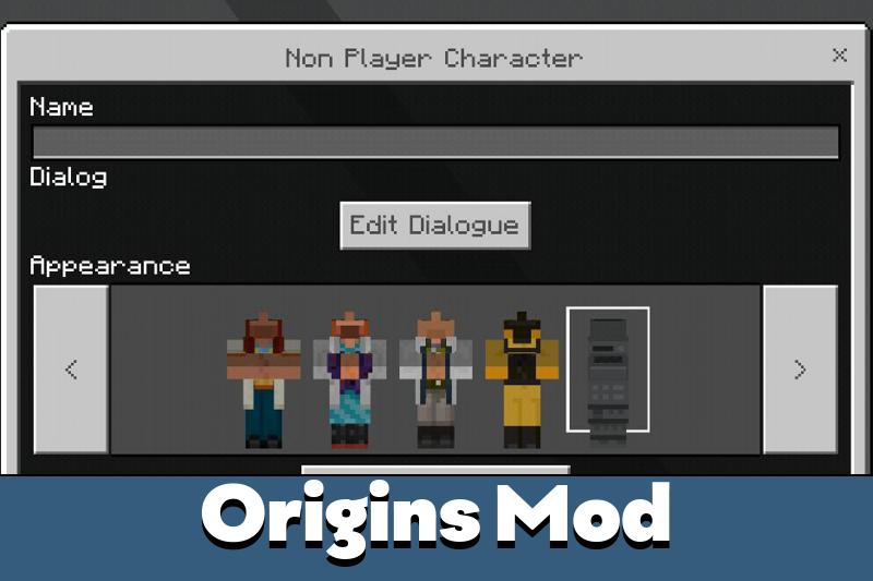 Origins Mod for Minecraft PE