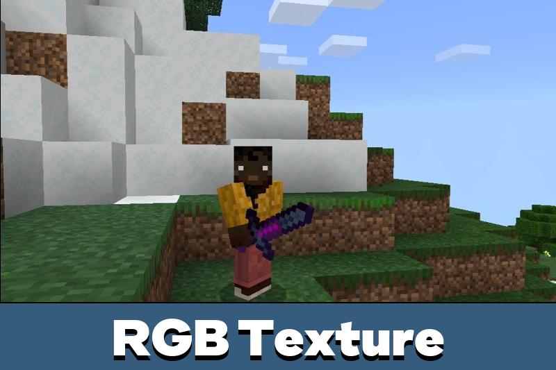 Пакет текстур RGB для Minecraft PE.