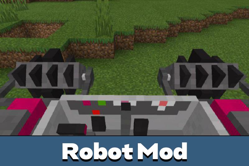 Робот Мод для Minecraft PE.