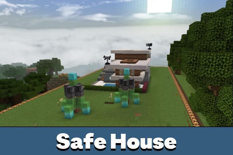 Safe House Map for Minecraft PE