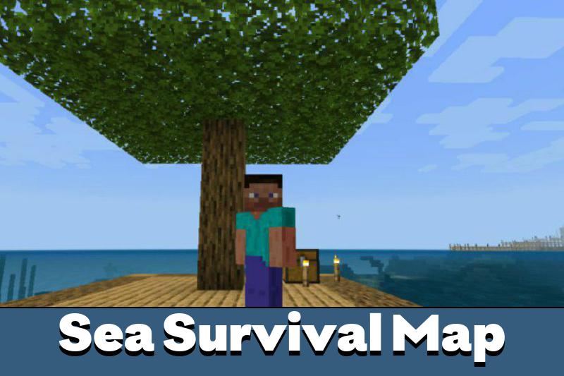 Sea Survival Map for Minecraft PE