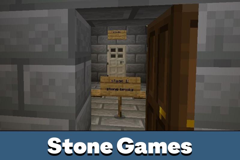 Stone Games Map for Minecraft PE