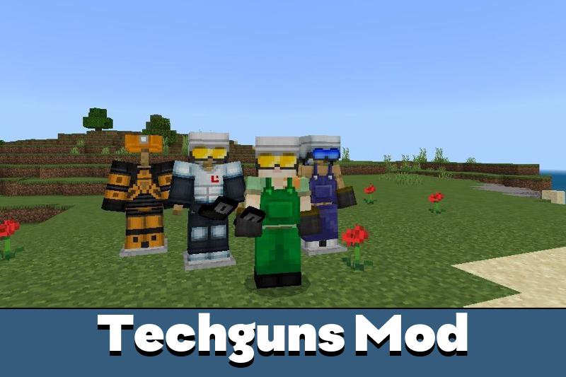 Techguns Mod for Minecraft PE