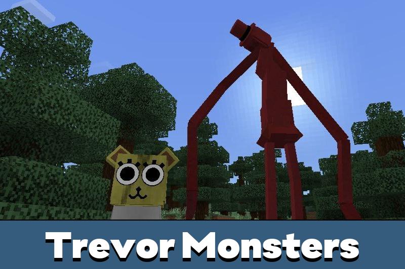 Trevor Henderson Monsters Mod for Minecraft PE