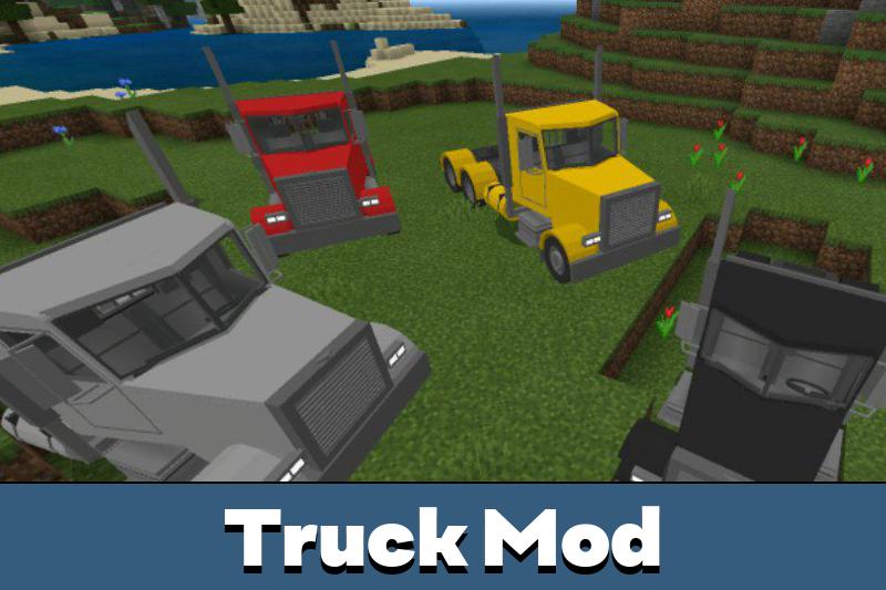 Мод грузовика для Minecraft PE.
