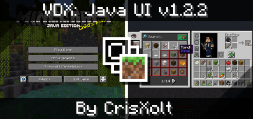 Vanilla Deluxe: Java UI + Mixed UI + PvP UI. [Только для версии 1.19.10]